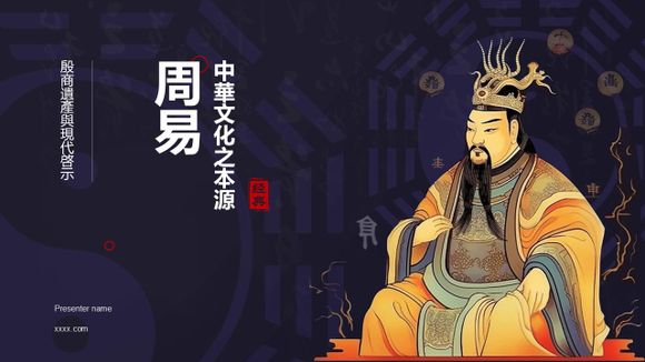 周文王易經先天PPT模板範本